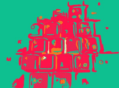 Technology word Free illustrations