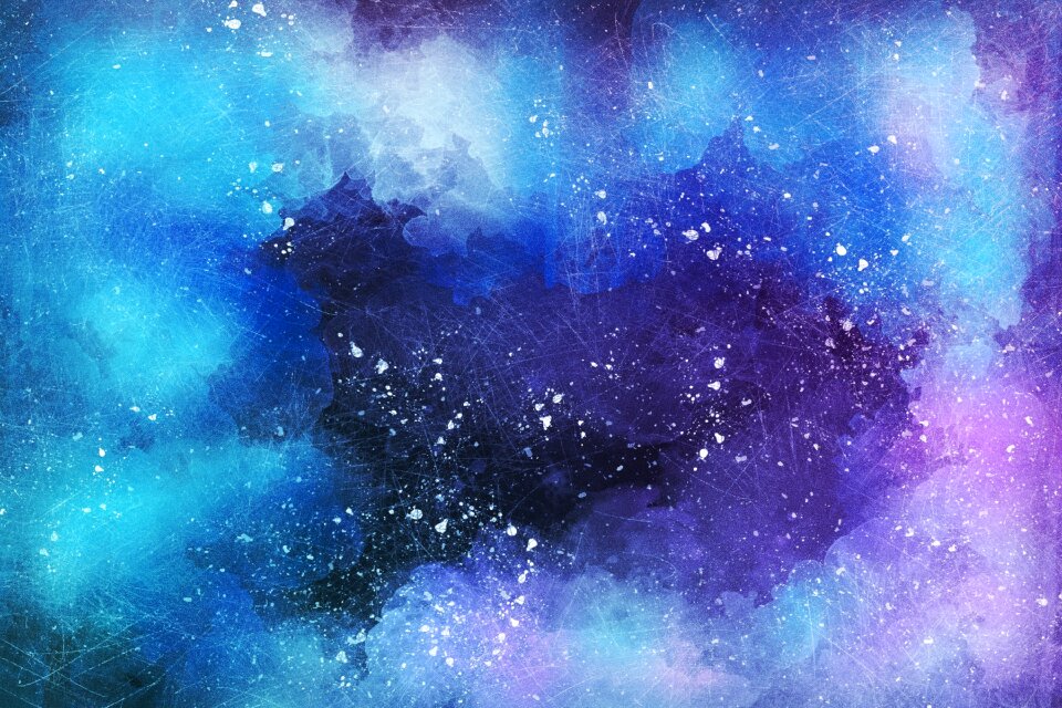 Watercolor vintage colorful