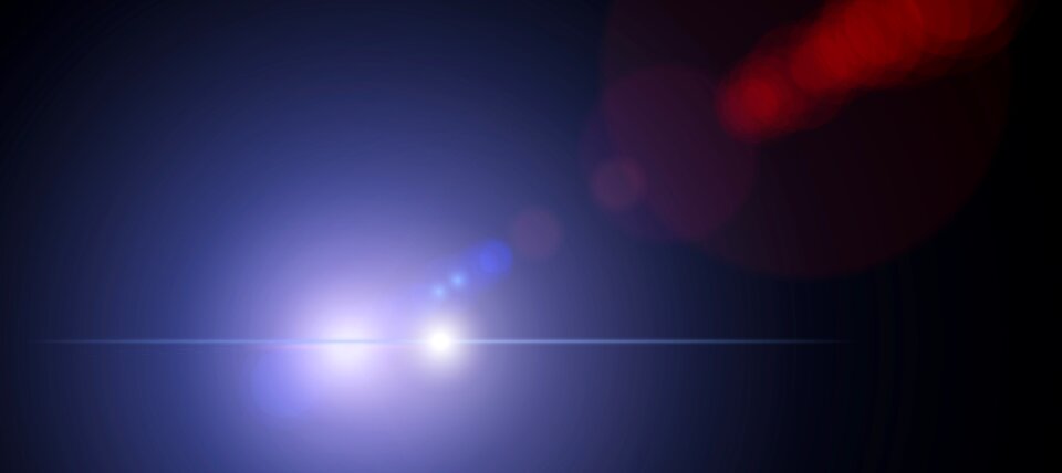 Ray seem lens flare
