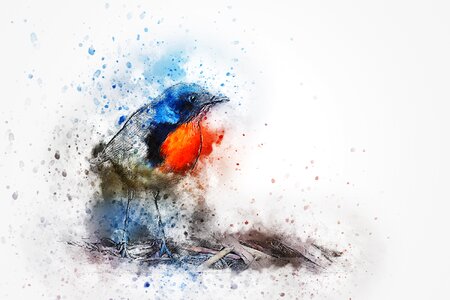 Art abstract watercolor