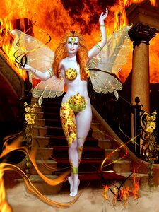 Flying fairytale stair