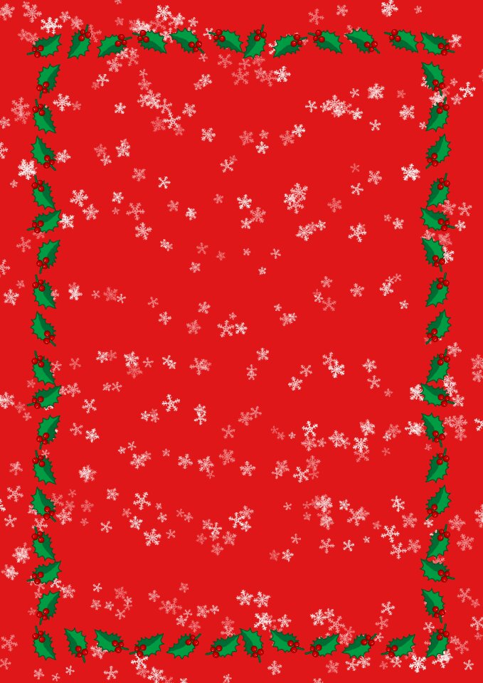 Xmas holiday snow