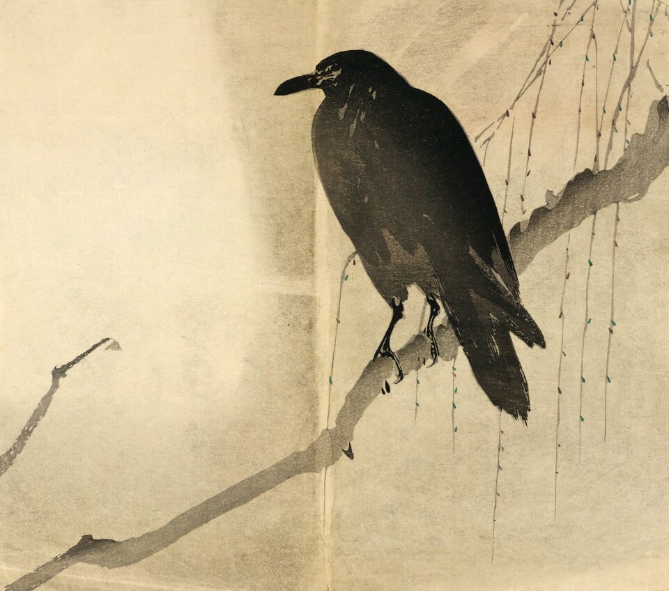 Antique old watercolour