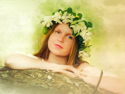 Beauty portrait fantasy portrait