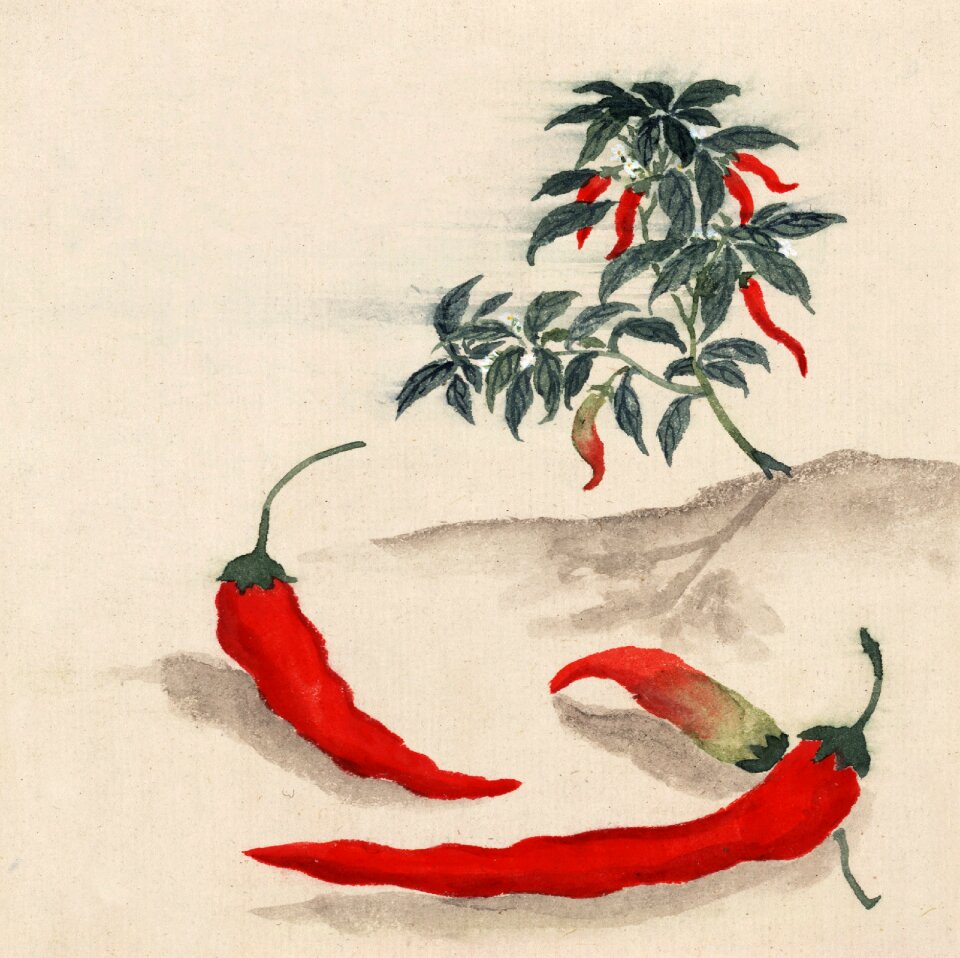 Painting vintage japanese