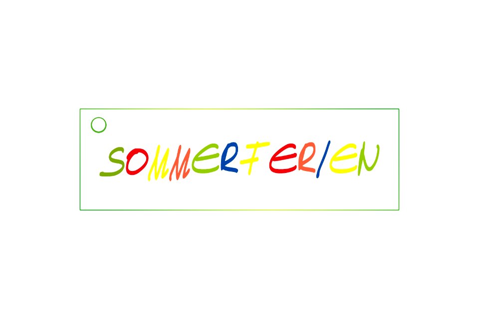 Summer holiday color colorful