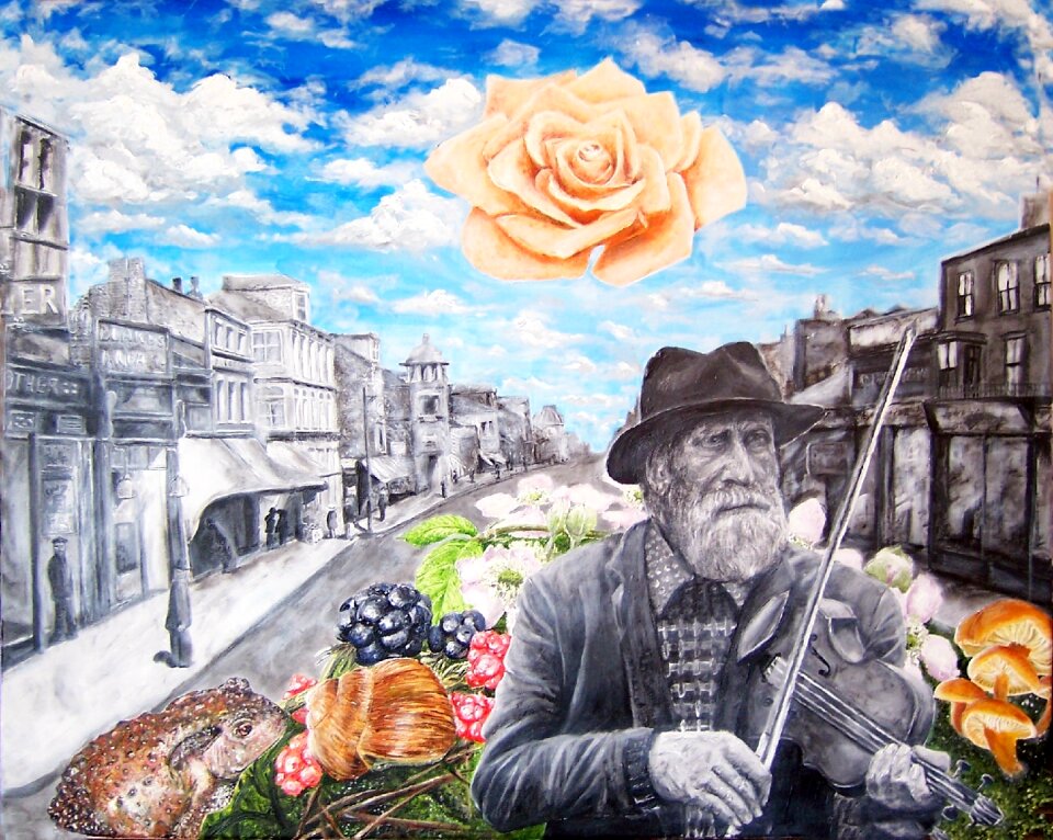 Artist trippy street