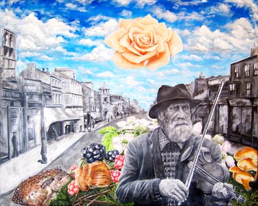 Artist trippy street
