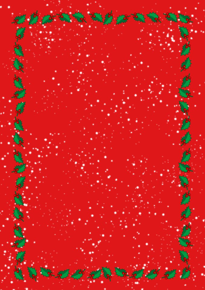 Xmas holiday snow