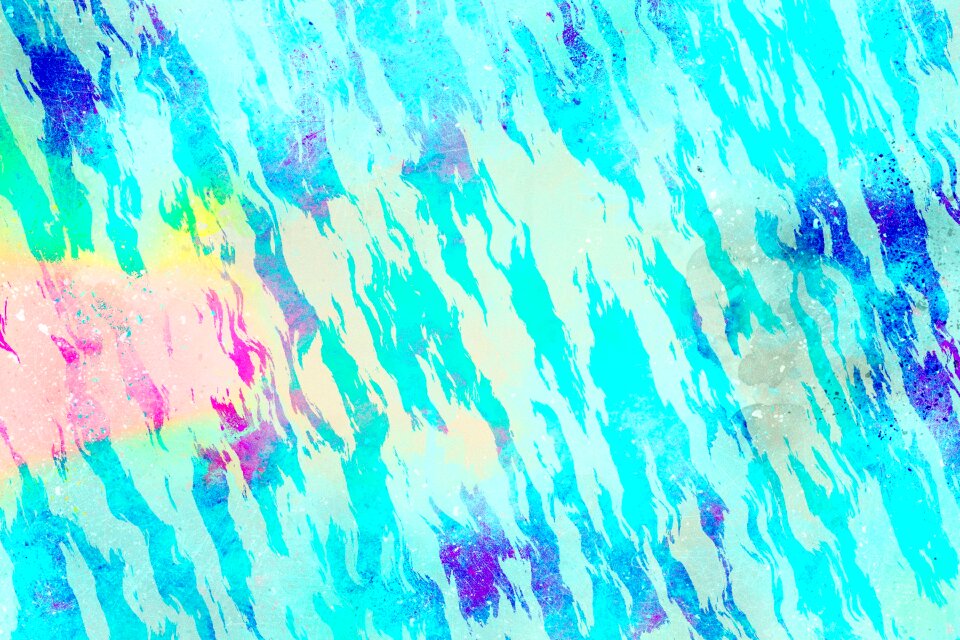 Watercolor vintage colorful