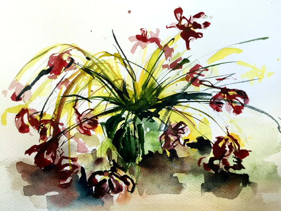 Summer artistic painting