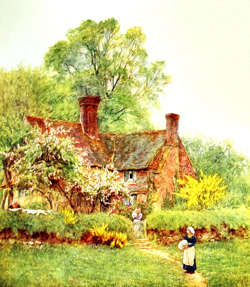Antique watercolor watercolour