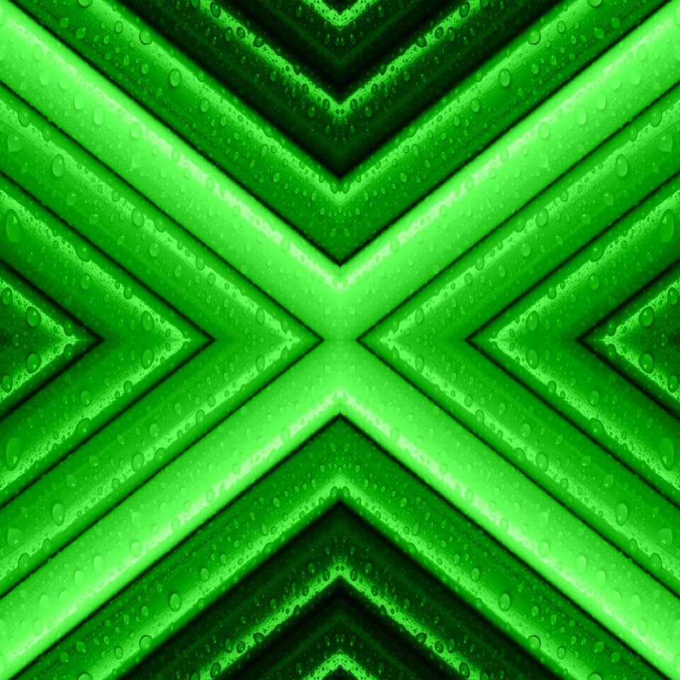 Shades cylinders dew drops