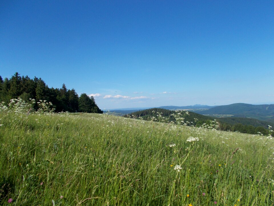 The czechoslovak border nature landscape