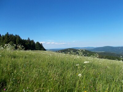 The czechoslovak border nature landscape