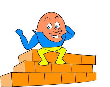 Character egg drawing