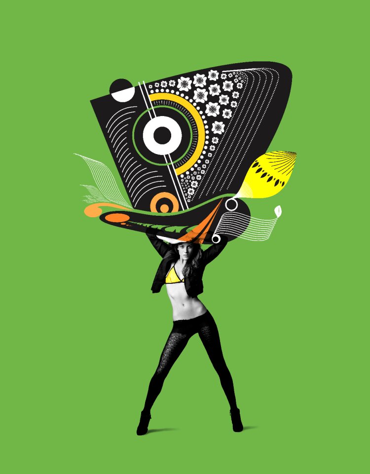 Creative cartoon young