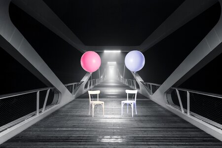 Balloons float floating