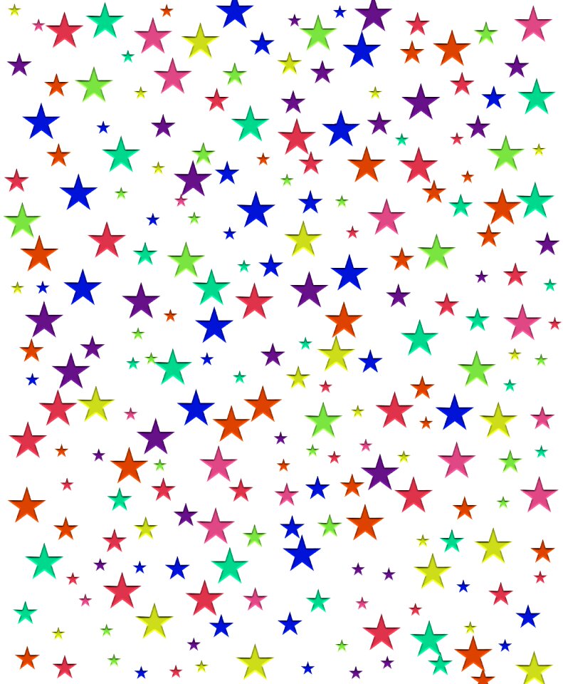 Scattered confetti celebration