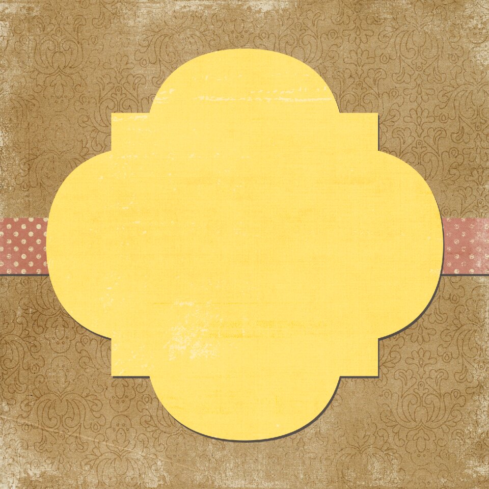 Greeting decoration vintage