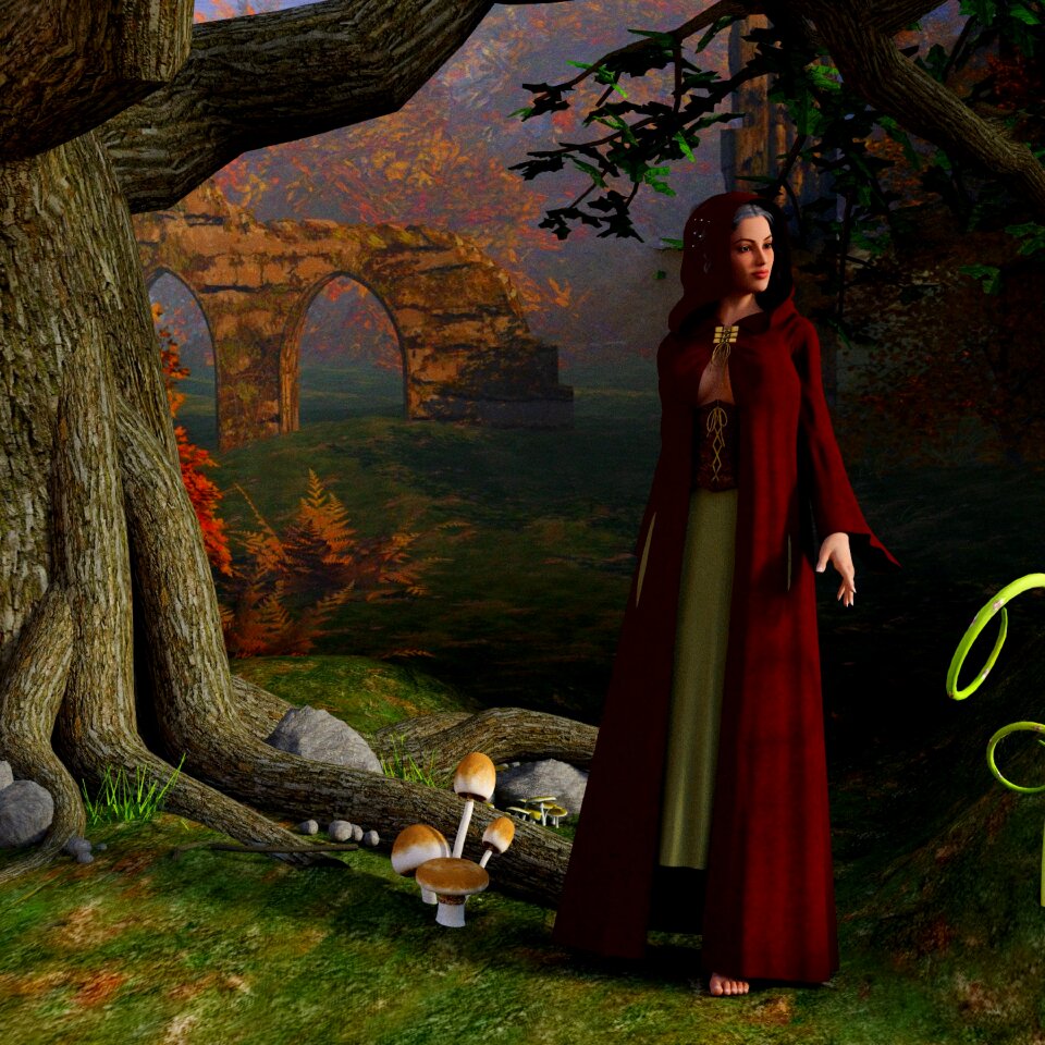 Fairy tales red mood