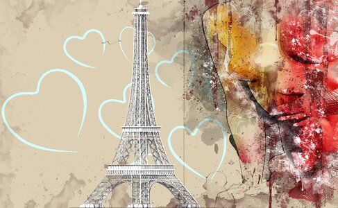 Eiffel tower paris Free illustrations