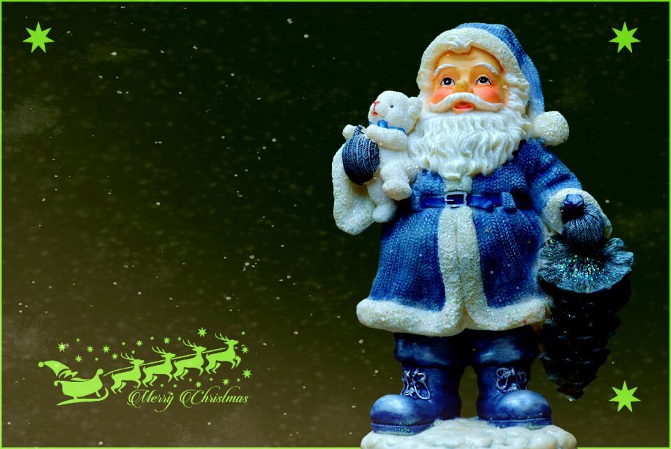 Christmas motif roe deer figure