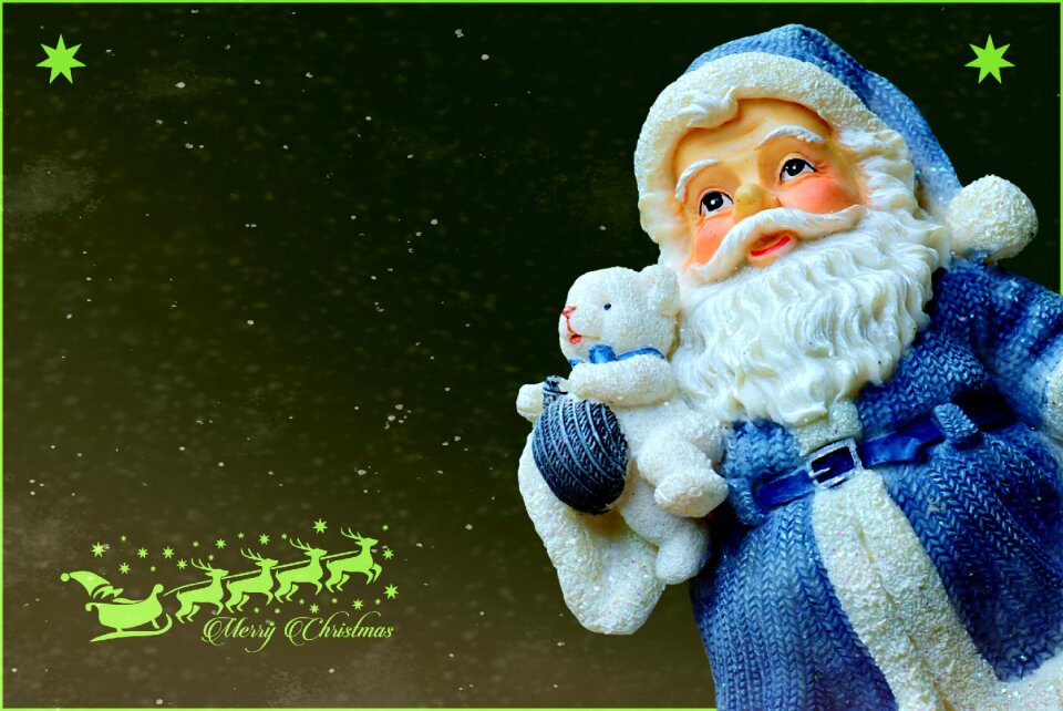 Christmas motif roe deer figure