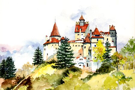 Castle monument Free illustrations