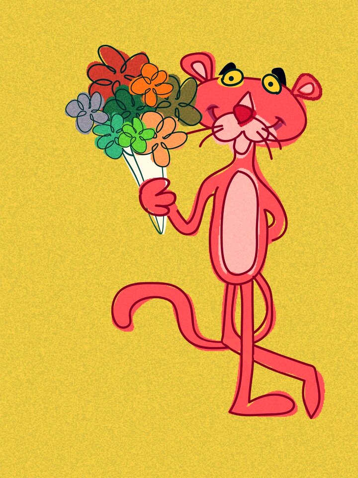 Cartoon animal safari