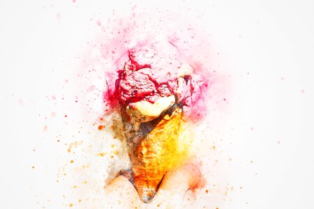 Art abstract watercolor