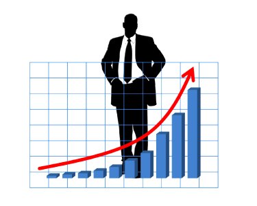 Business growth graph chart