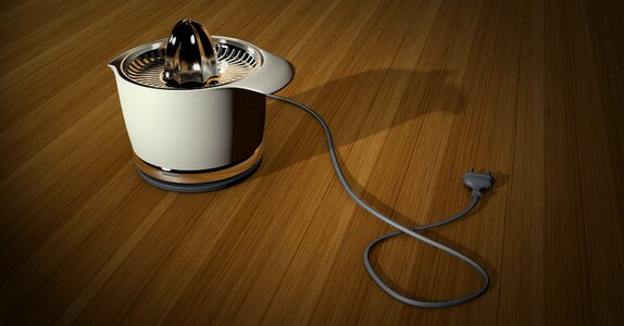 Juice press kitchen utensil plug