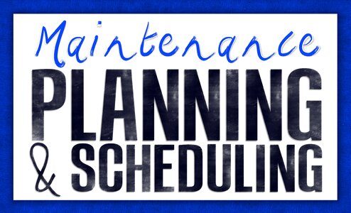 Planning and scheduling maintenance project management