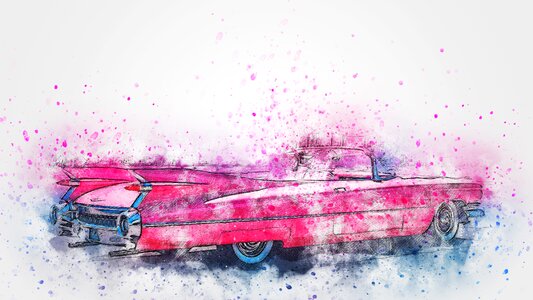 Abstract watercolor vintage