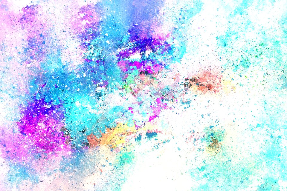 Watercolor vintage colorful