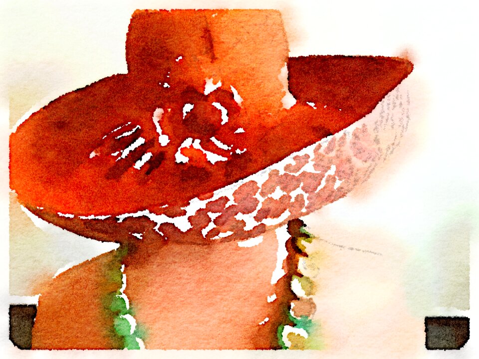 Female hat hand made