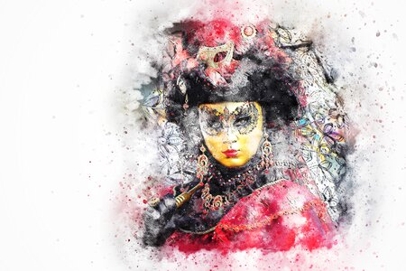 Art abstract watercolor