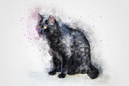 Abstract watercolor vintage