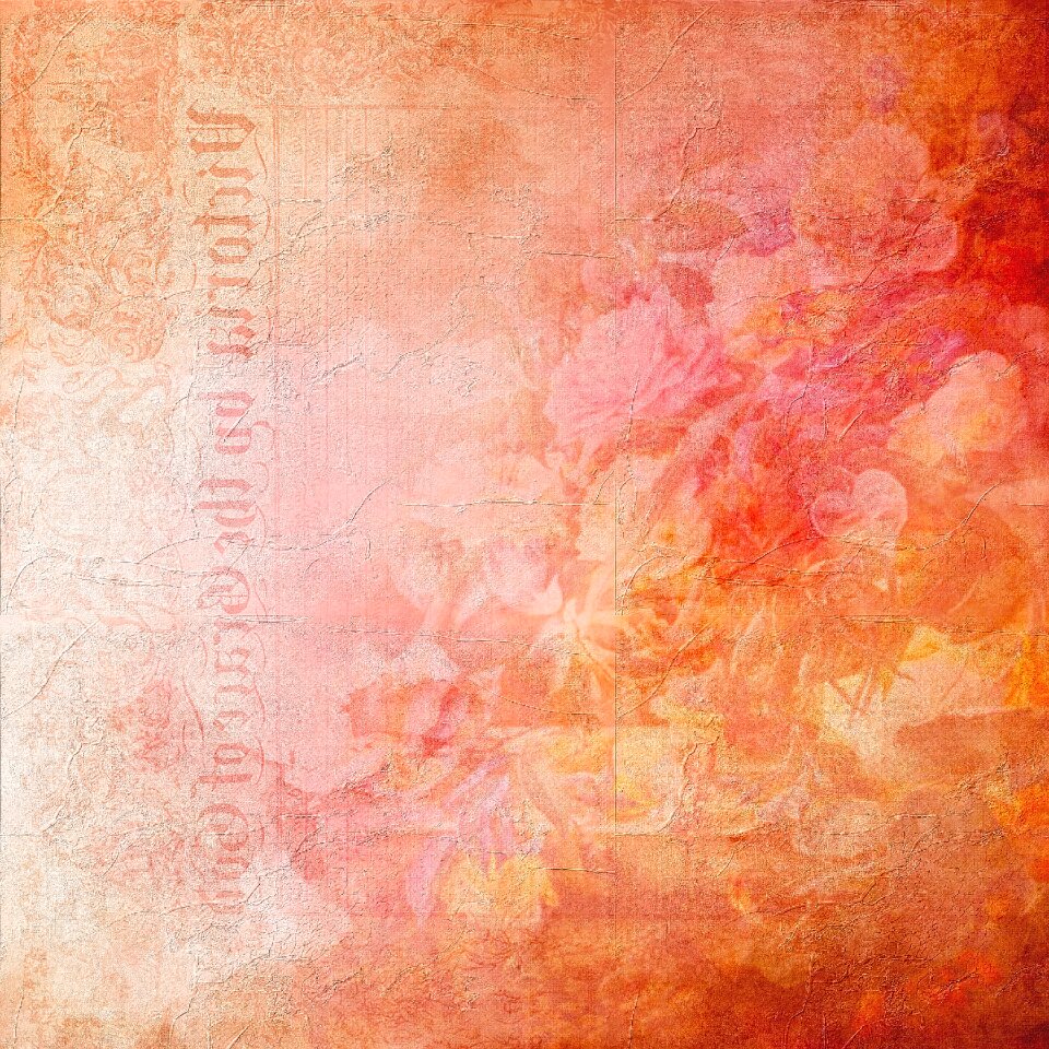 Vintage flower decoration
