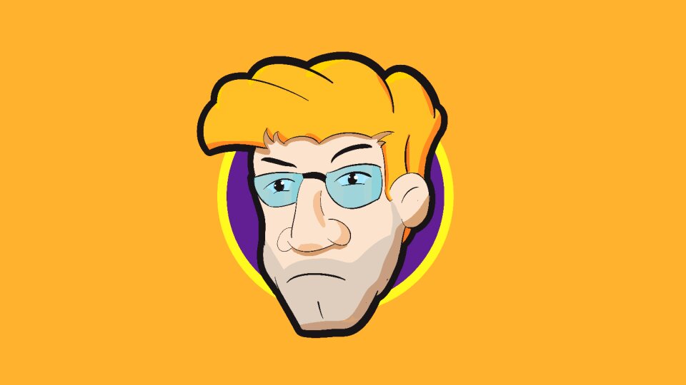 Evil glasses unshaven