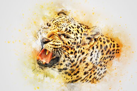 Art abstract watercolor
