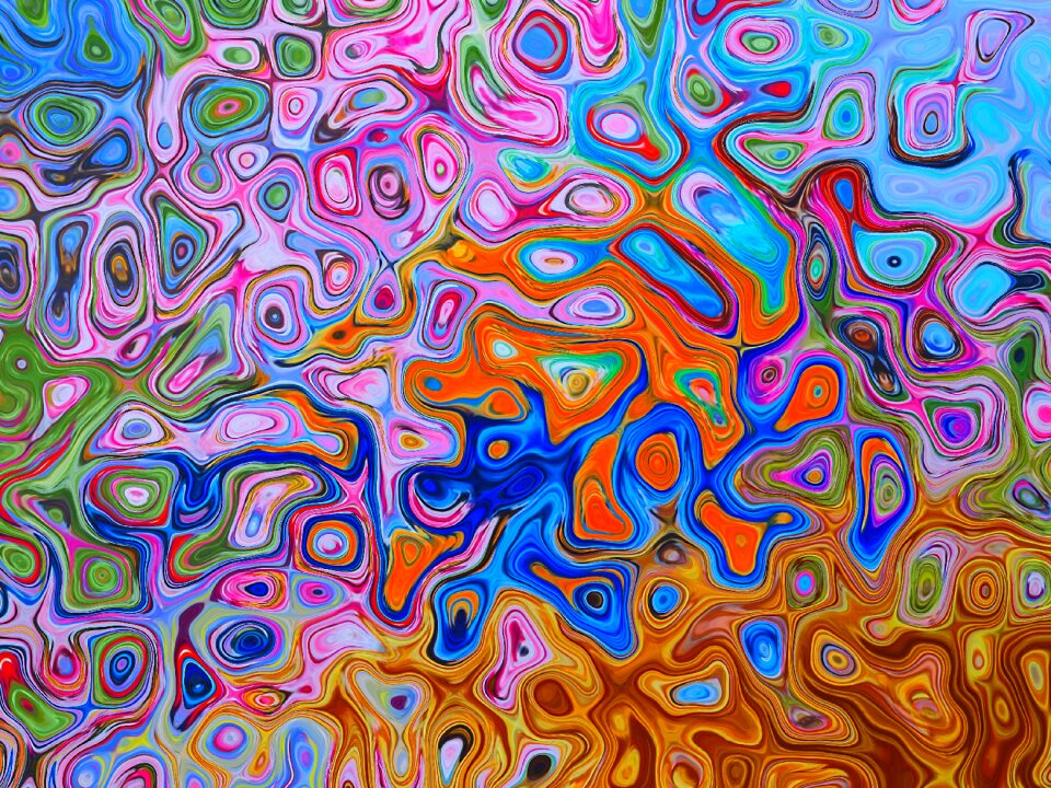 Structure color colorful