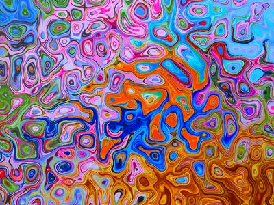 Structure color colorful