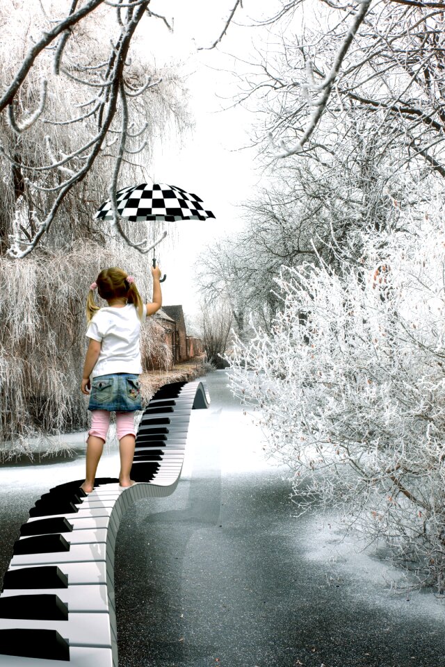 Photo montage decoration Free illustrations