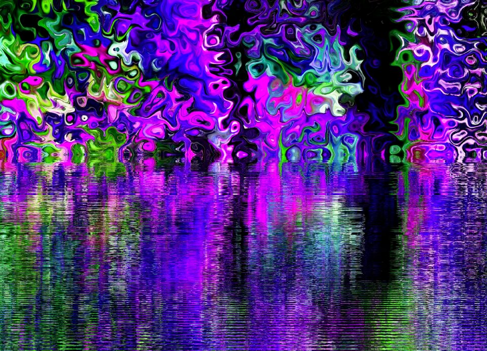 Pattern abstract mirroring