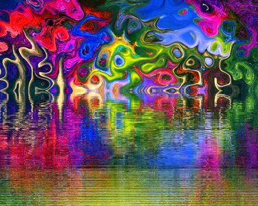 Pattern abstract mirroring