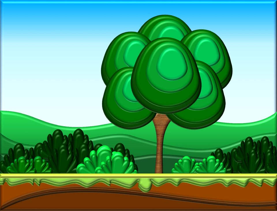 Cartoon environment natural