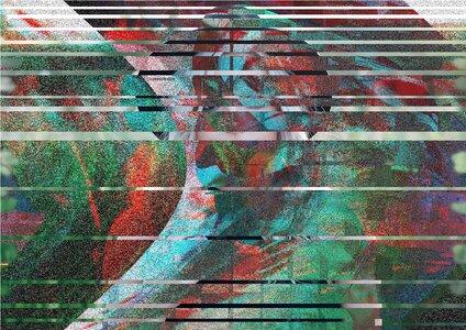 Tv noise backdrop