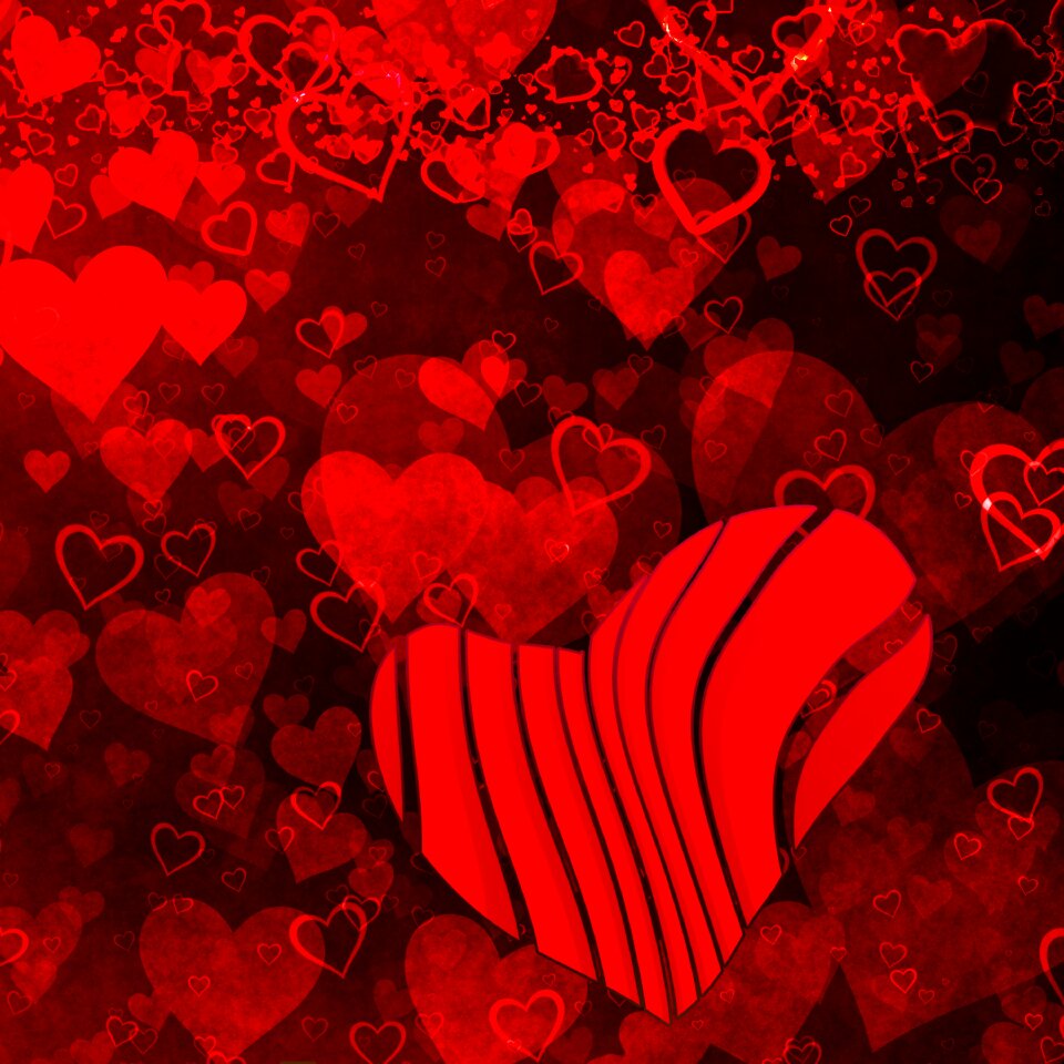Heart valentine's day texture